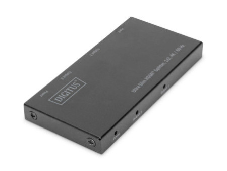 DIGITUS Répartiteur HDMI extra-plat, 1x2, 4K/60 Hz, noir