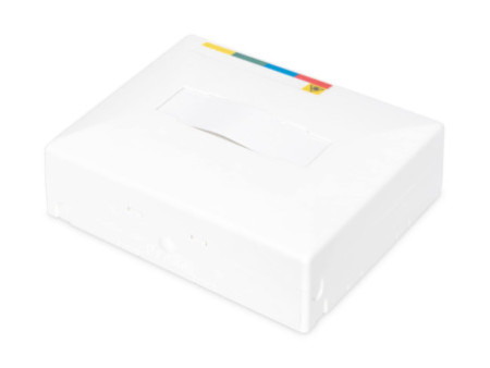 DIGITUS Boîtier vide FTTX pour 4 x couplages SC SX / LC DX