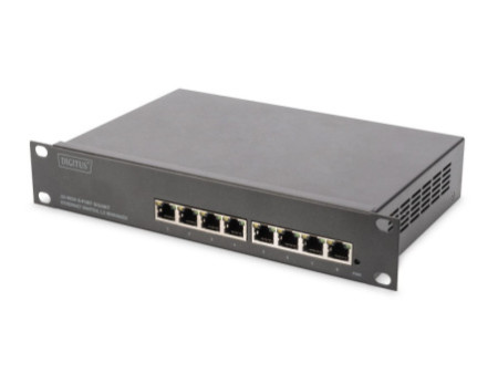 DIGITUS Commutateur 10' Gigabit Ethernet, 8 ports