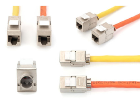DIGITUS Module Keystone, cat. 6A, blindé, pack de 24