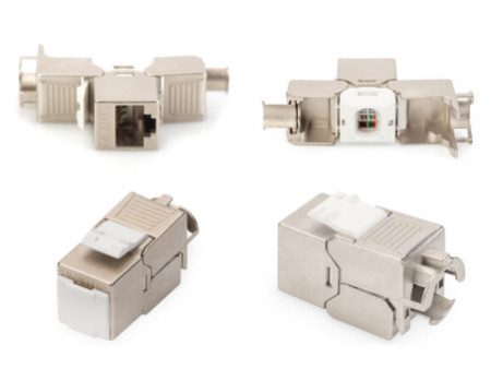 DIGITUS Module Keystone, cat. 6A, blindé, pack de 24