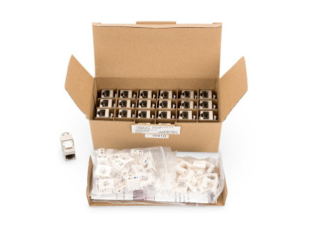 DIGITUS Module Keystone, cat. 6A, blindé, pack de 24