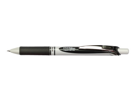 Pentel Stylo roller à encre gel EnerGel BL77 Eco, noir