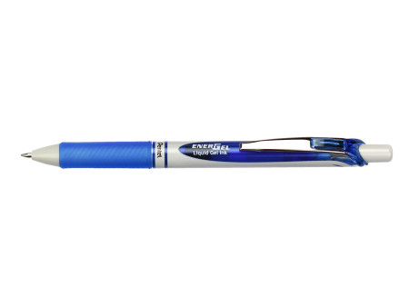 Pentel Stylo roller à encre gel EnerGel BL77 Eco, bleu