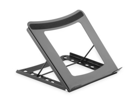 DIGITUS Support pour ordinateur portable, en acier, noir