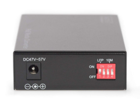 DIGITUS Convertisseur média Gigabit PoE, RJ45/SC, multimode