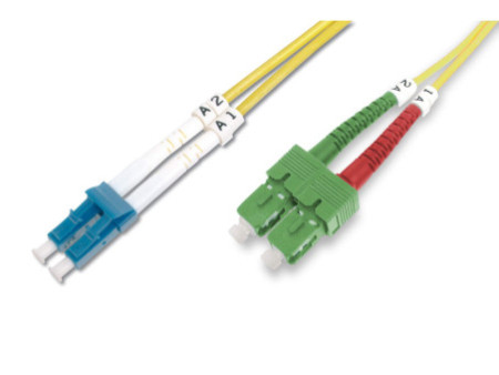 DIGITUS Câble patch à fibres optiques, LC-Duplex - SC-Duplex