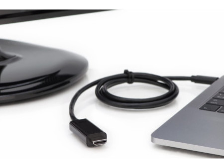 DIGITUS Câble adaptateur, USB-C - HDMI-A, 2,0 m