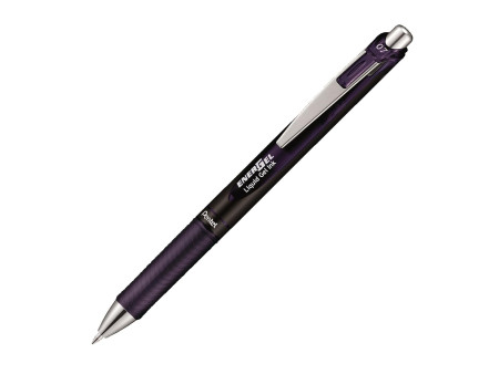 Pentel Stylo roller encre gel Energel BL77, bordeaux black