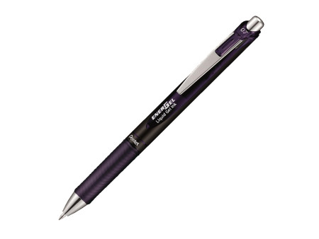 Pentel Stylo roller encre gel Energel BL77, bordeaux black