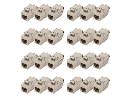 DIGITUS Module Keystone Cat 6A, blindé, nickelé