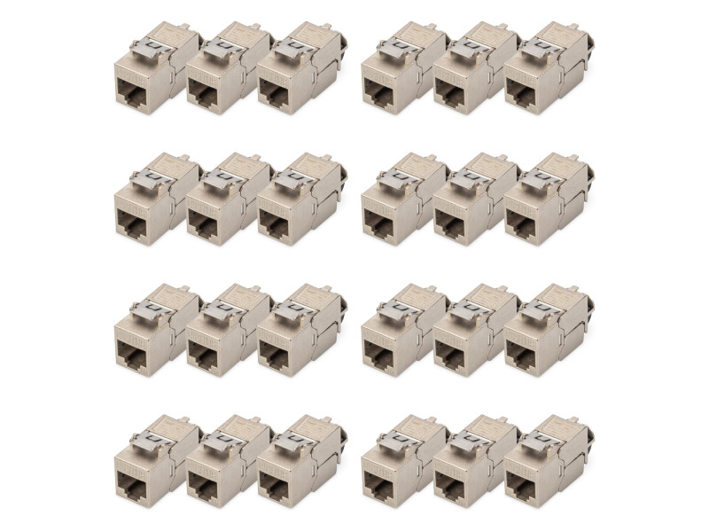 DIGITUS Module Keystone Cat 6A, blindé, nickelé
