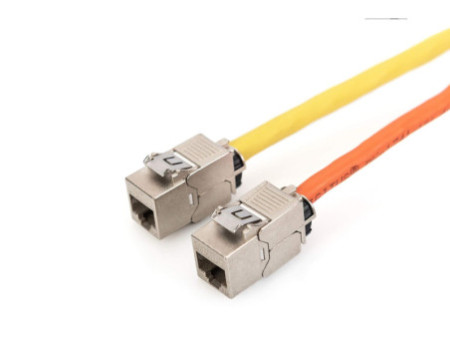 DIGITUS Module Keystone Cat 6A, blindé, nickelé