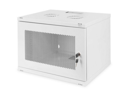 DIGITUS Coffret mural 19' SOHO, non monté, 7U, gris clair