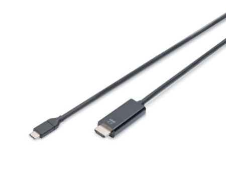 DIGITUS Câble adaptateur, USB-C - HDMI-A, 5,0 m