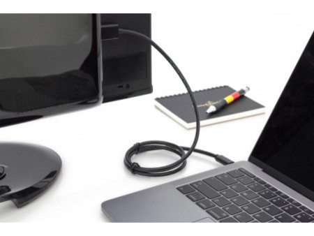 DIGITUS Câble adaptateur, USB-C - HDMI-A, 5,0 m