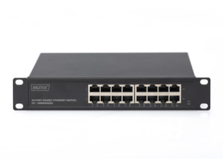 DIGITUS Commutateur 10' Gigabit, 16 ports, unmanaged