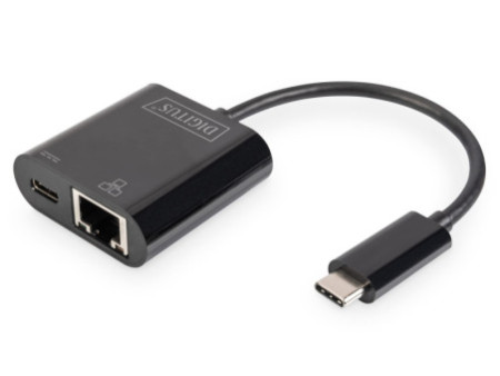 DIGITUS Adaptateur Ethernet Gigabit USB Type-C