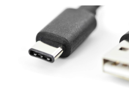 DIGITUS Câble de connexion USB 2.0, USB-C - USB-A, 1,8 m