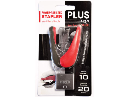 PLUS JAPAN Agrafeuse plate ST-010 V, rouge