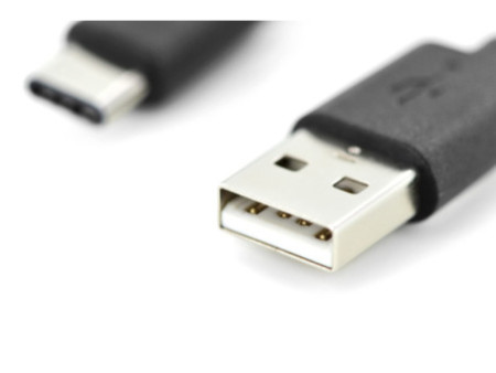 DIGITUS Câble de connexion USB 2.0, USB-C - USB-A, 1,8 m