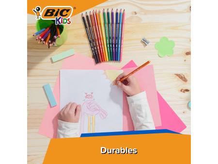 BIC KIDS Crayon de couleur Evolution ecolutions, étui en