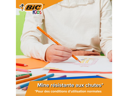 BIC KIDS Crayon de couleur Evolution ecolutions, étui en