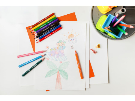BIC KIDS Crayons de couleur triangulaires Evolution Triangle