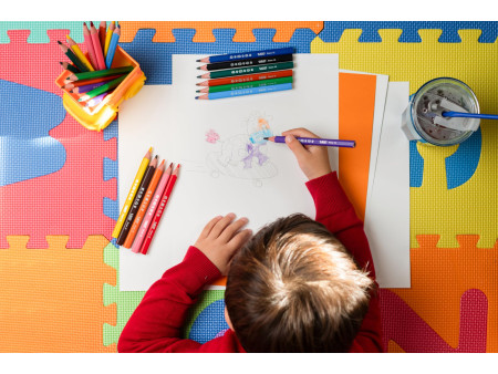 BIC KIDS Crayons de couleur triangulaires Evolution Triangle