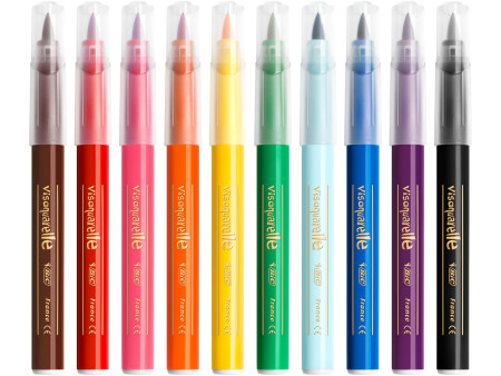 BIC KIDS Feutre Visaquarelle, étui en carton de 10