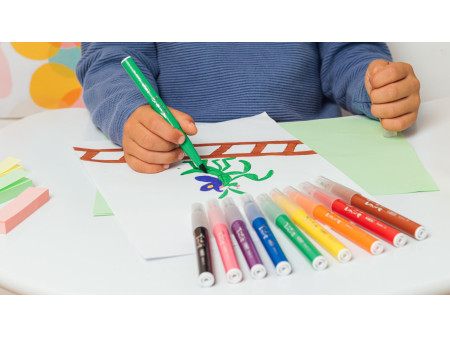 BIC KIDS Feutre Visaquarelle, étui en carton de 10