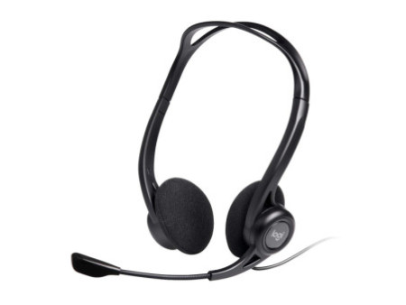 Logitech PC Headset 960 USB, noir, port USB
