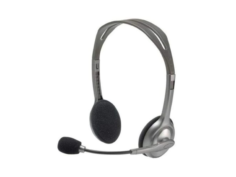 Logitech Casque stéréo H110, 2 fiches jack de 3,5 mm,