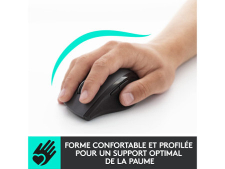 Logitech Souris laser M705 Marathon, sans fil, anthracite