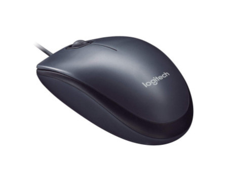 Logitech Souris optique M90, avec câble de connexion, noir