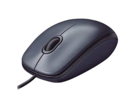 Logitech Souris optique M90, avec câble de connexion, noir