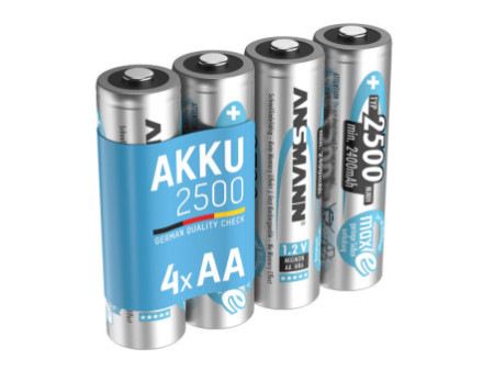 ANSMANN Pile rechargeable NiMH maxE, Mignon (AA), 2.500 mAh