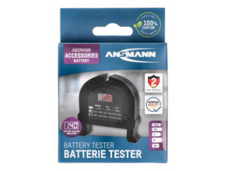 ANSMANN Testeur de piles 'BATTERY TESTER' pour tester les