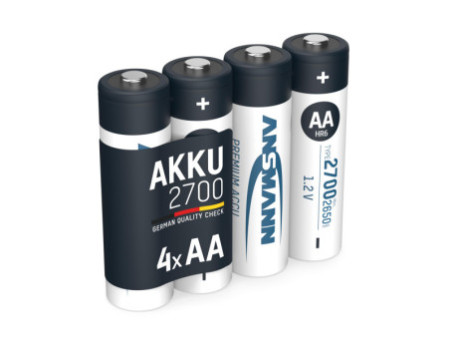 ANSMANN Pile rechargeable NiMH Premium, Mignon AA, 2.700 mAh