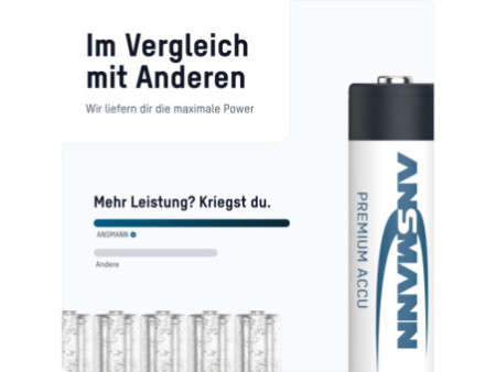 ANSMANN Pile rechargeable NiMH maxE, Mignon (AA), 2.100 mAh