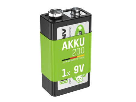 ANSMANN Pile rechargeable NiMH maxE, bloc E 9V, 200 mAh