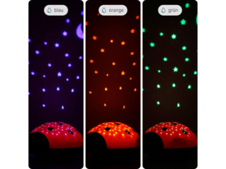 ANSMANN Veilleuse 'coccinelle', noir / rouge