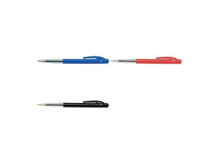 BIC Stylo à bille rétractable M10, rouge