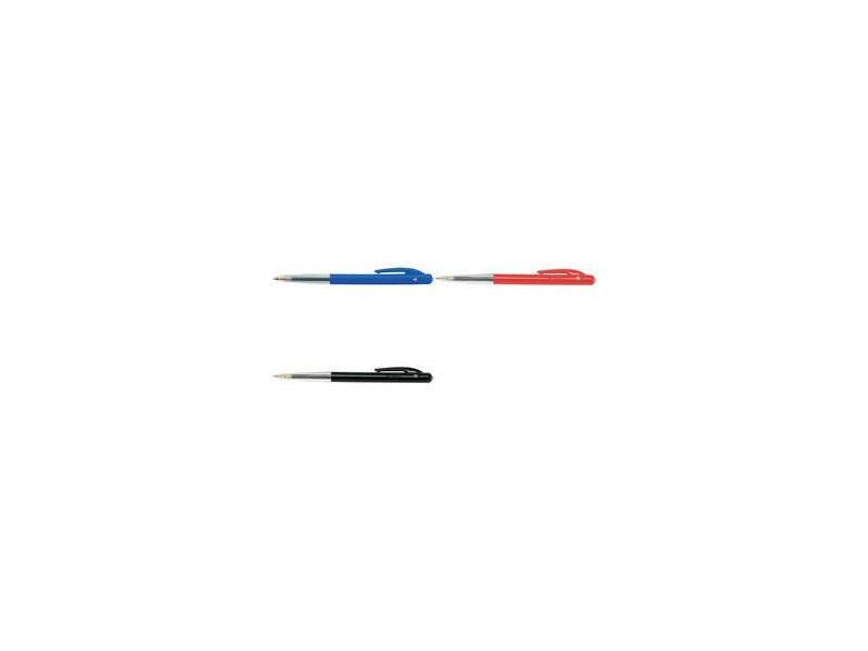 BIC Stylo à bille rétractable M10, rouge