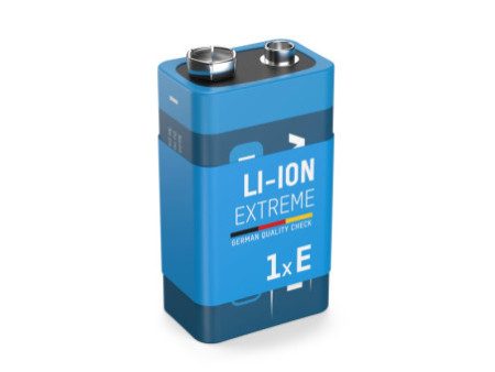 ANSMANN EXTREME LITHIUM E-bloc 9V (6AM6), 10,8V, 600 mAh