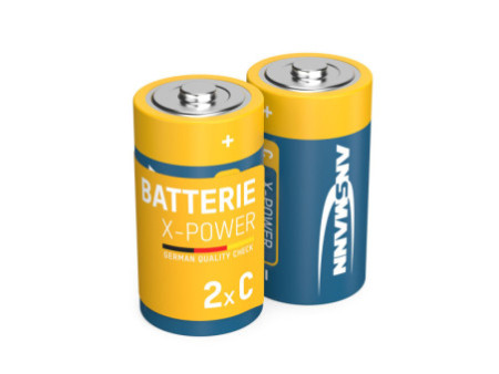 ANSMANN Pile alcaline 'X-Power', Baby C, blister de 2