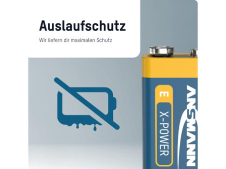 ANSMANN Pile alcaline 'X-Power', E-bloc 9V