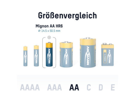 ANSMANN Pile alcaline 'X-Power', Mignon AA, présentoir de 40