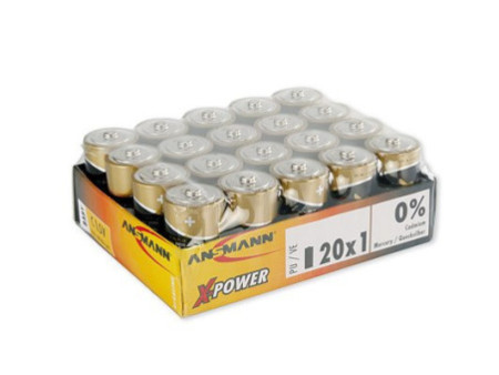 ANSMANN Pile alcaline 'X-Power', Baby C, présentoir de 20
