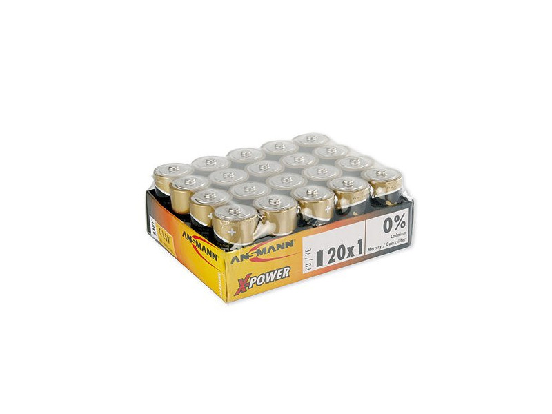 ANSMANN Pile alcaline 'X-Power', Baby C, présentoir de 20